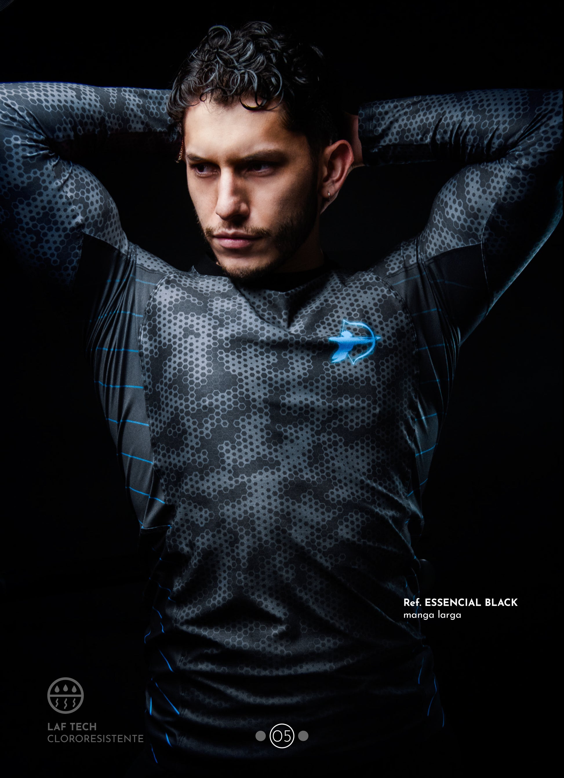 Buzo de compresión ref. ESSENCIAL BLACK