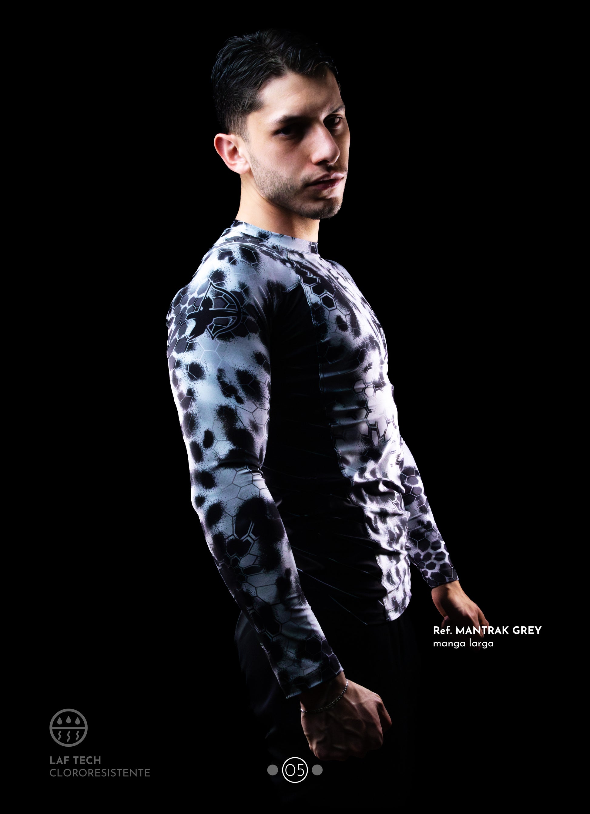 Buzo de compresión ref. MANTRAK GREY