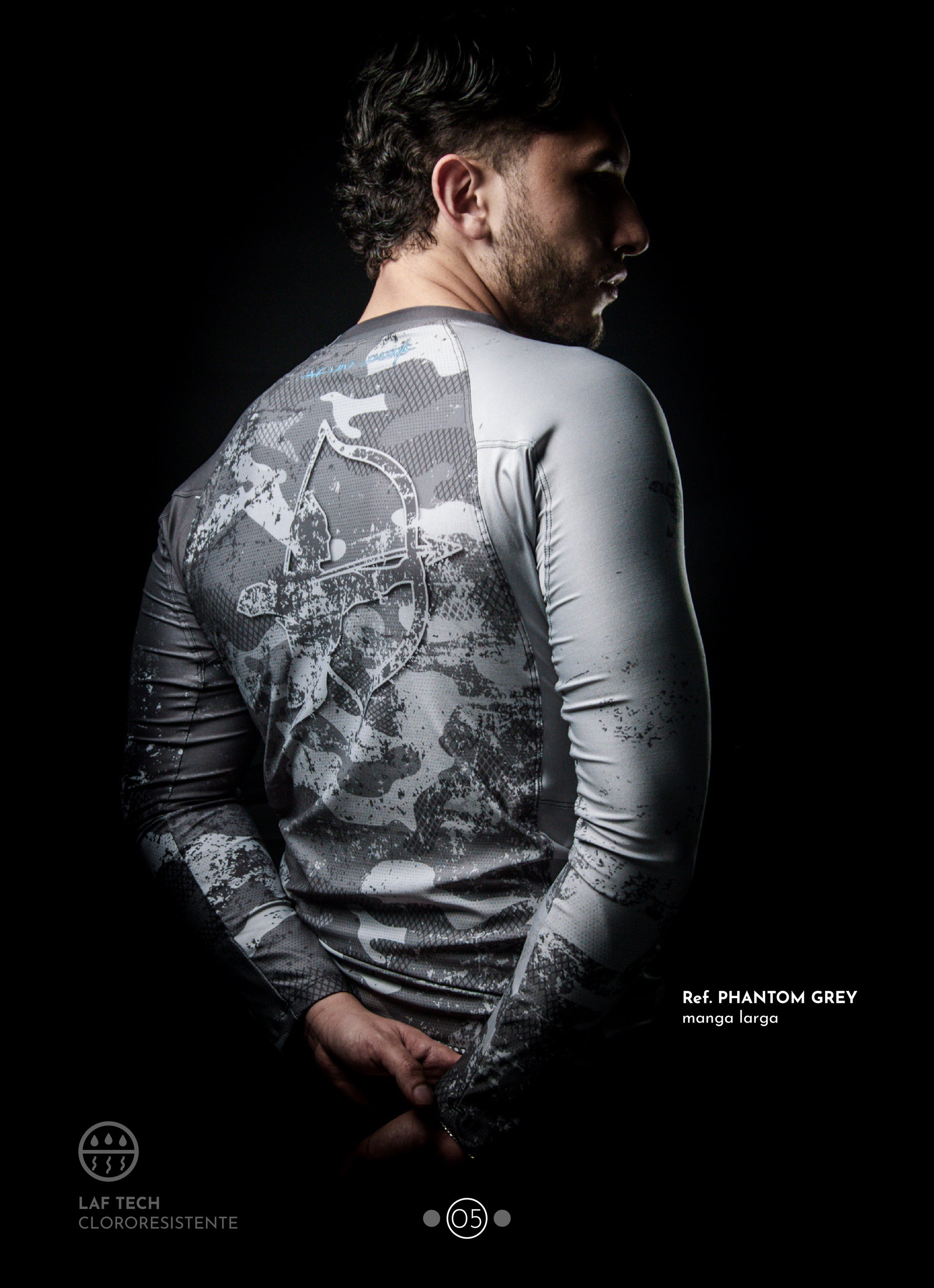 Buzo de compresión ref. PHANTOM GREY