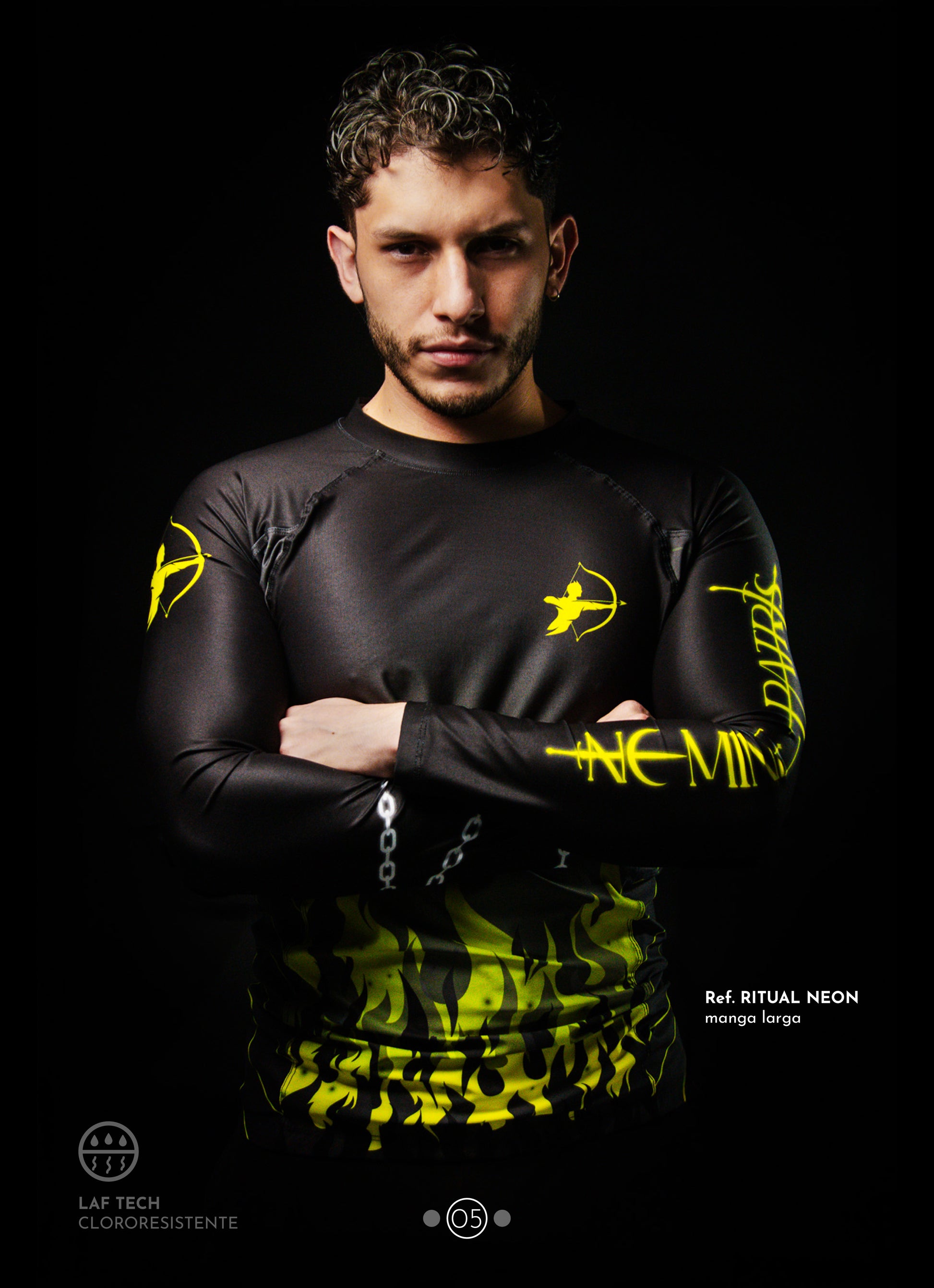 Buzo de compresión ref. RITUAL NEON