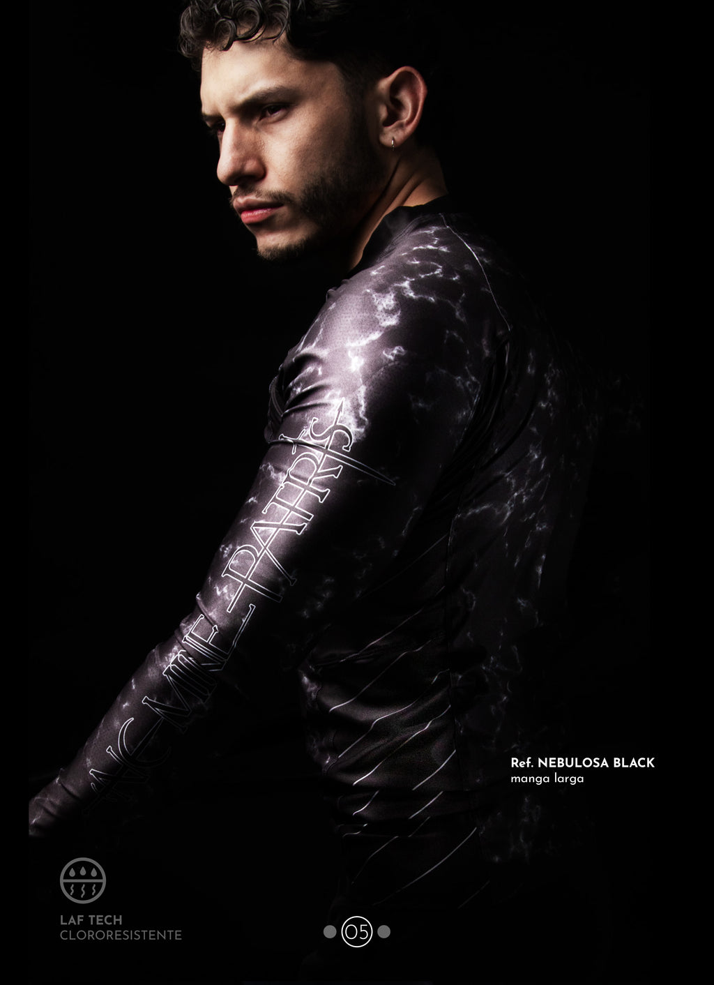 Buzo de compresión ref. NEBULOSA BLACK