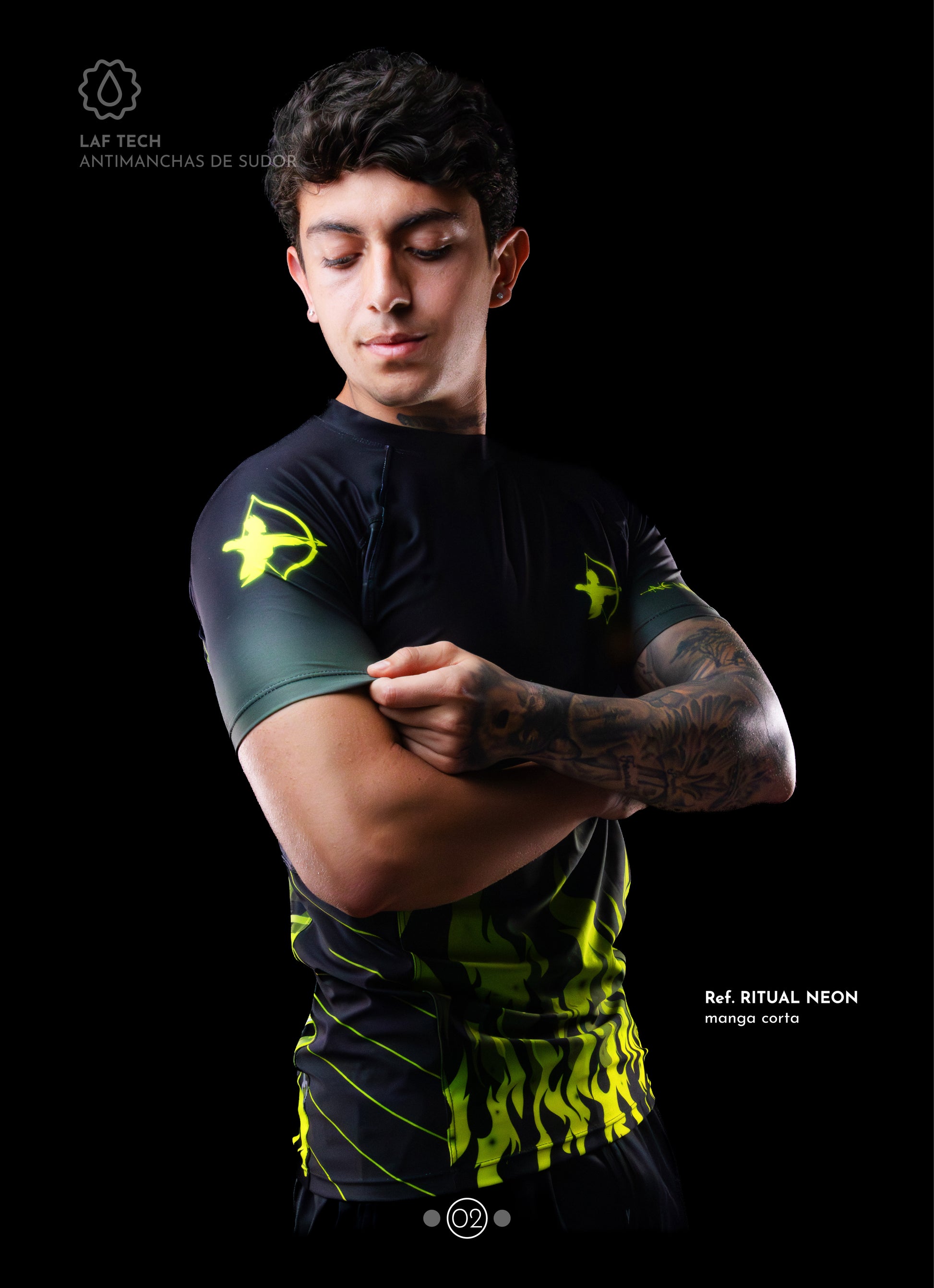 Buzo de compresión ref. RITUAL NEON