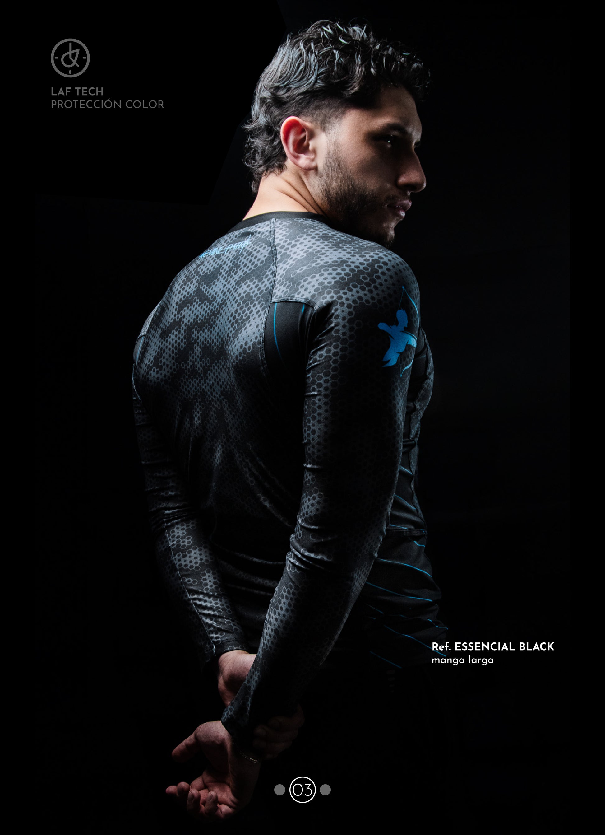 Buzo de compresión ref. ESSENCIAL BLACK