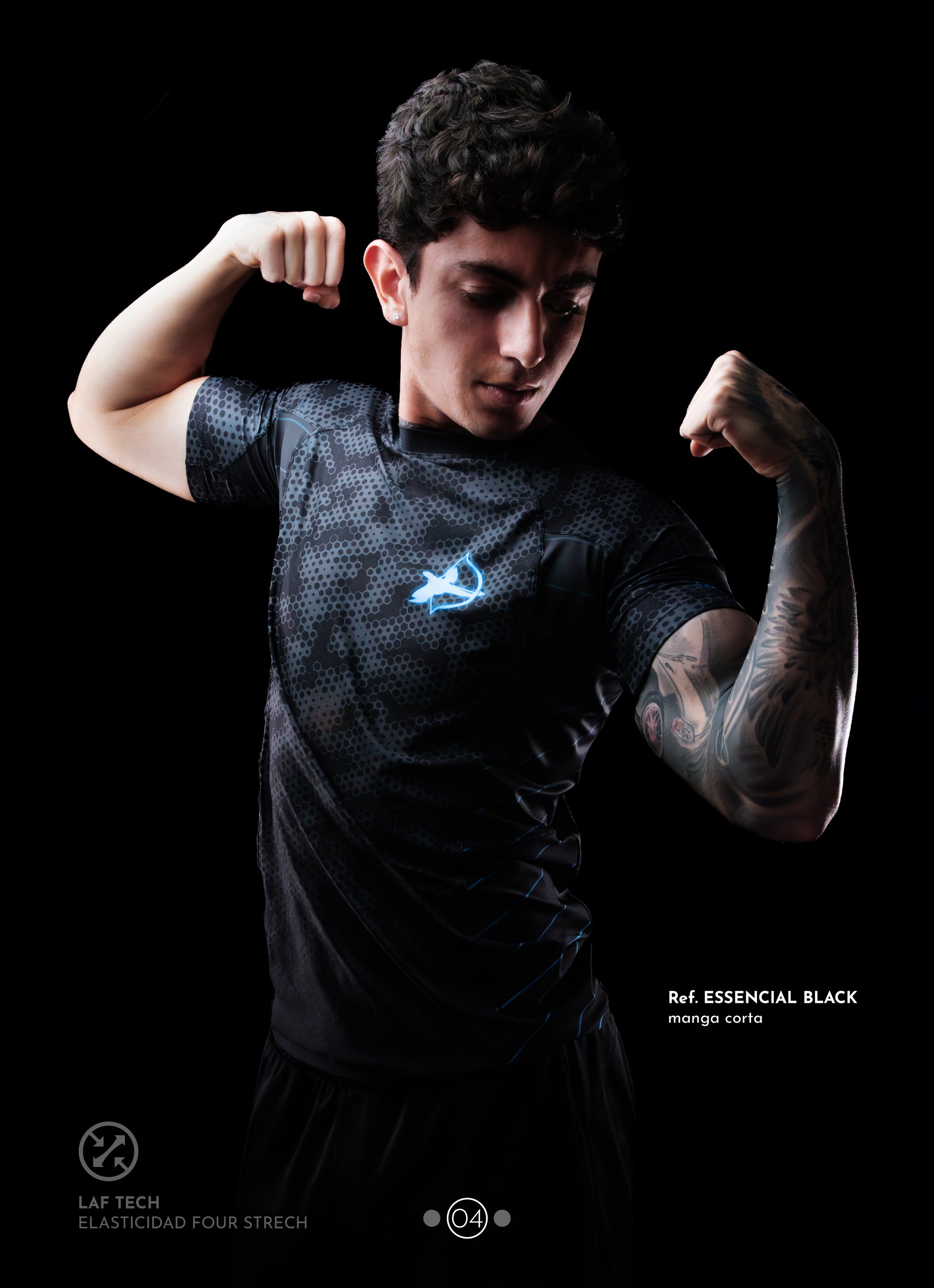 Buzo de compresión ref. ESSENCIAL BLACK