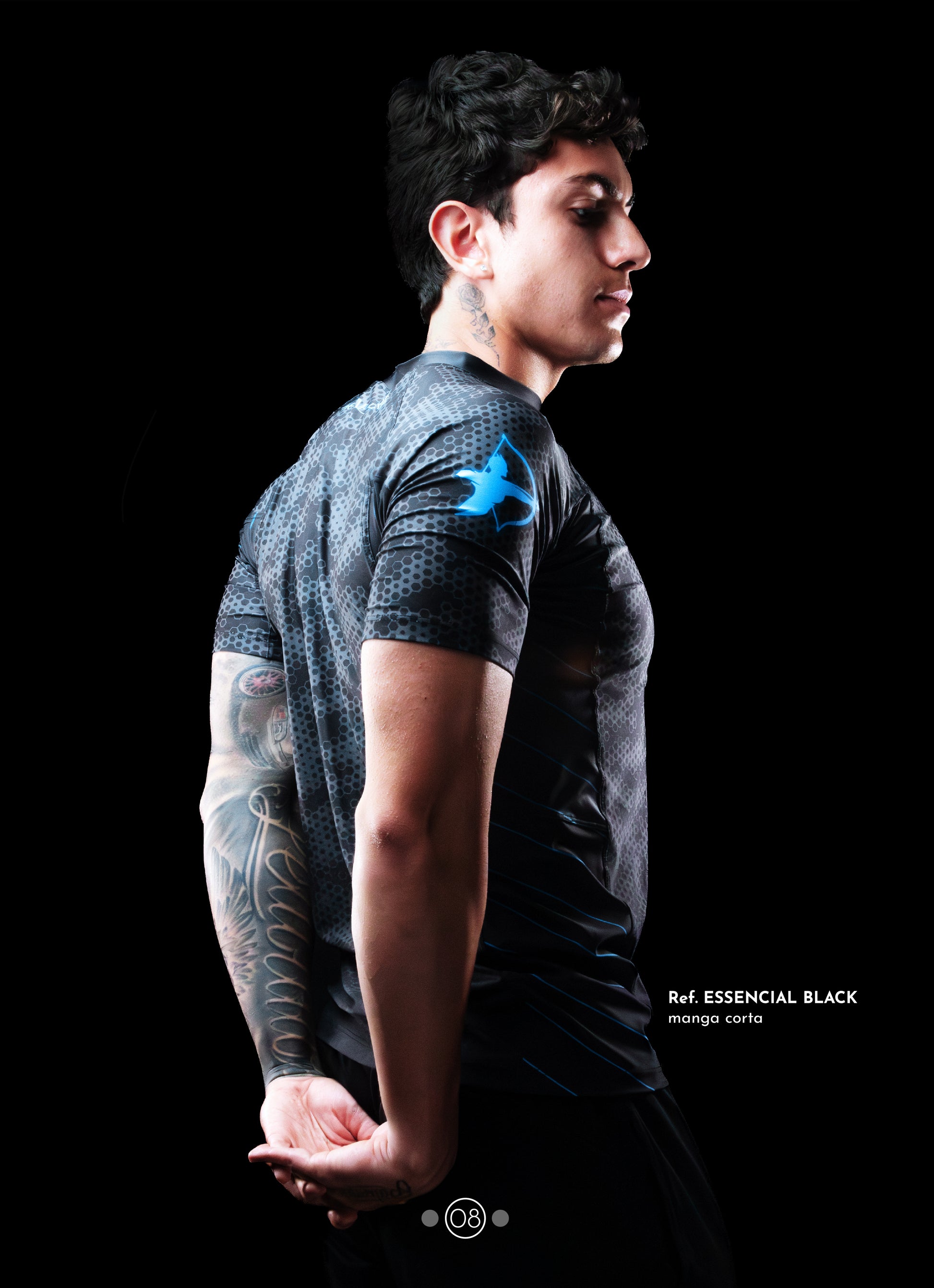 Buzo de compresión ref. ESSENCIAL BLACK