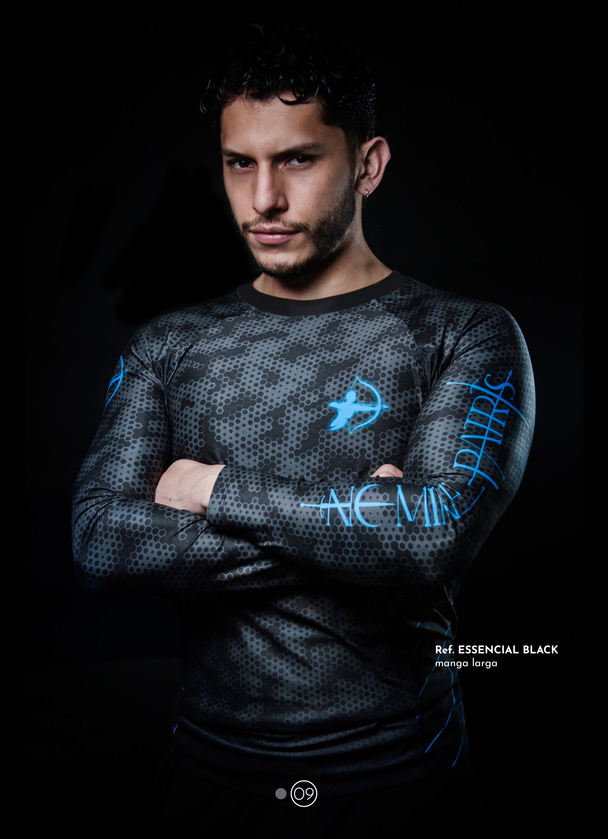 Buzo de compresión ref. ESSENCIAL BLACK