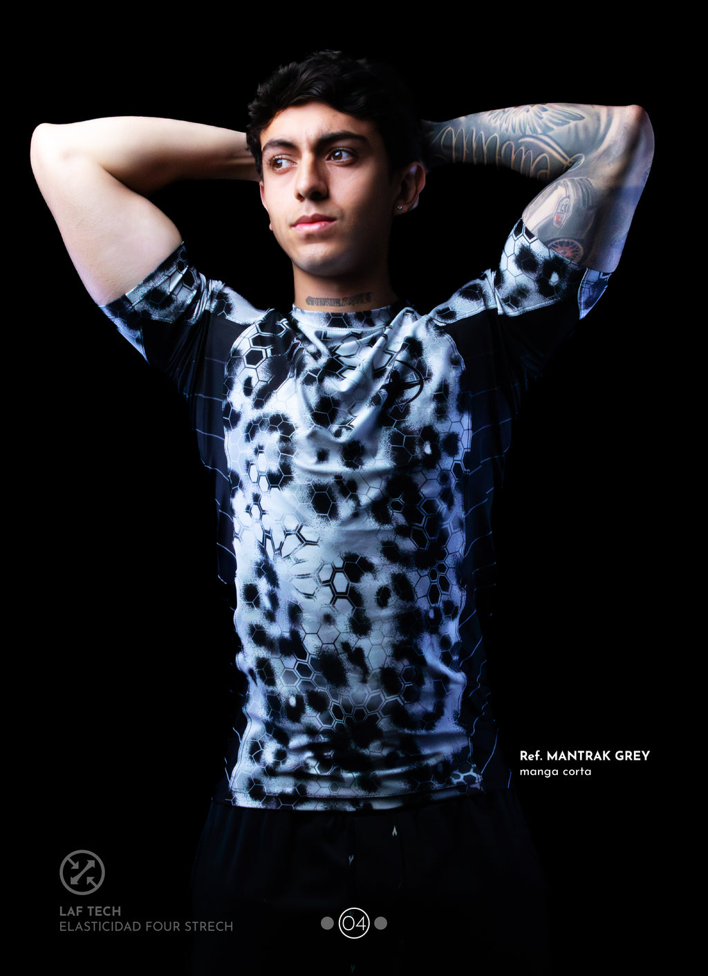 Buzo de compresión ref. MANTRAK GREY