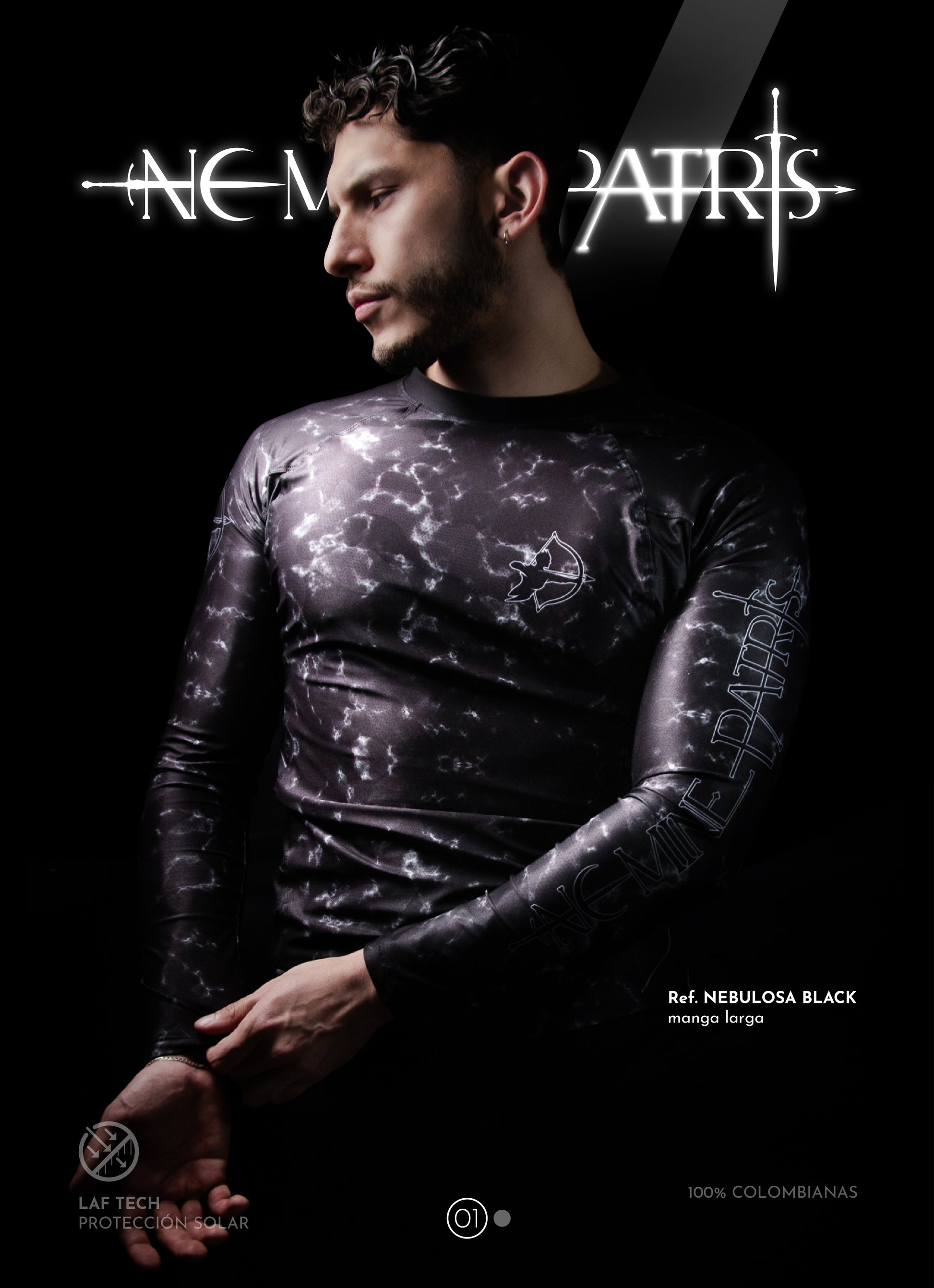 Buzo de compresión ref. NEBULOSA BLACK