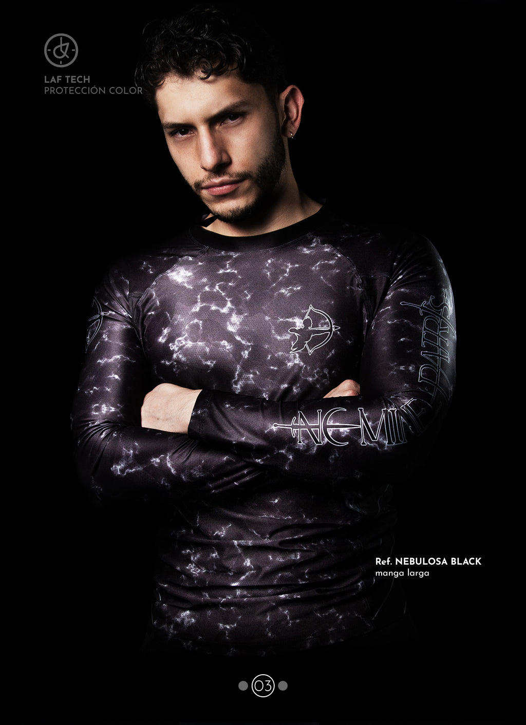 Buzo de compresión ref. NEBULOSA BLACK