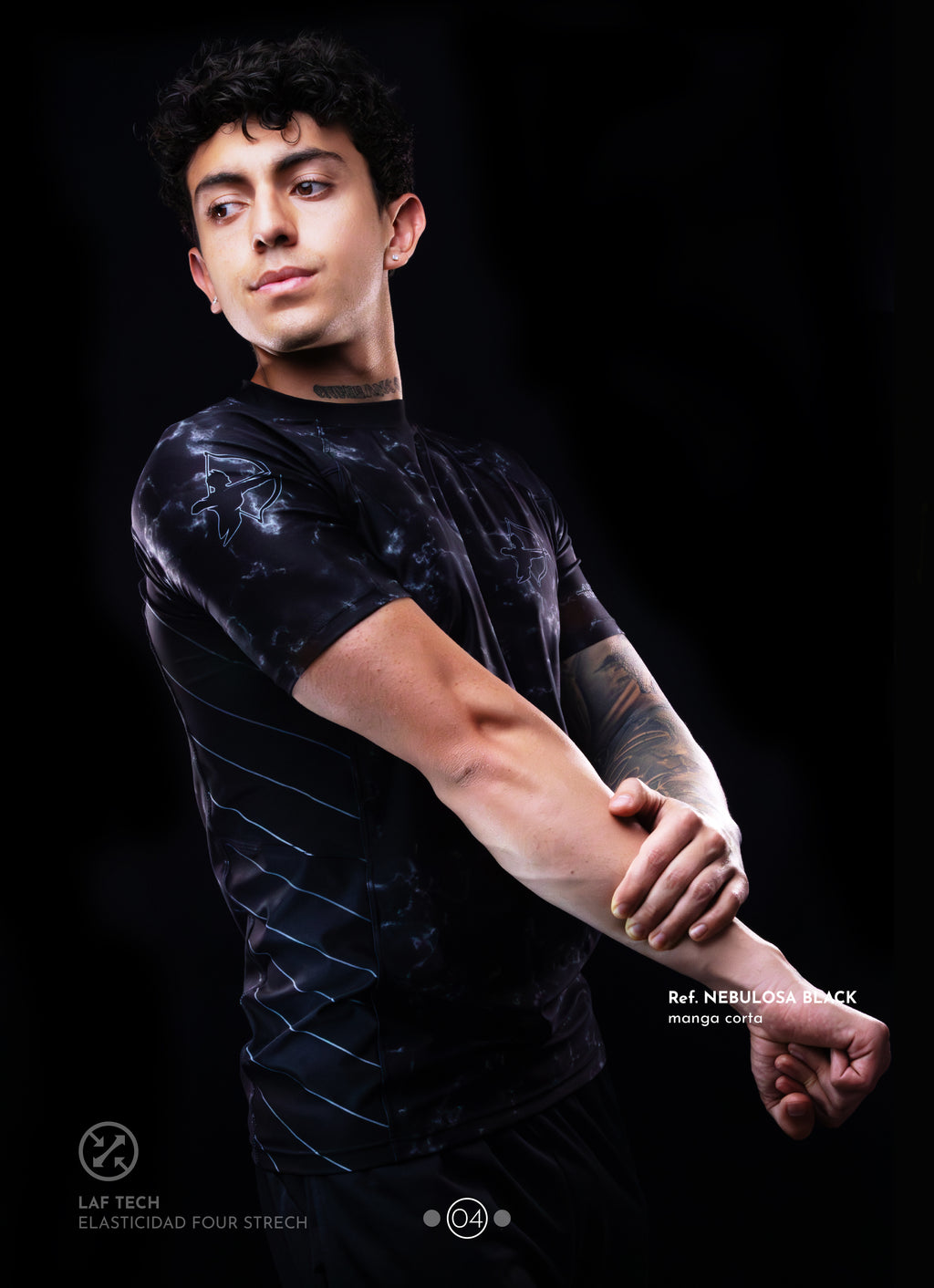 Buzo de compresión ref. NEBULOSA BLACK