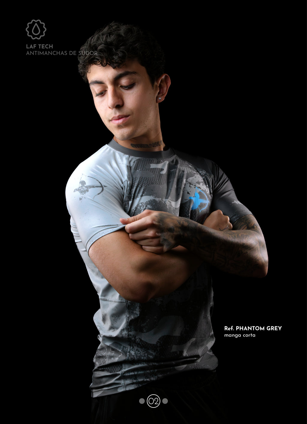 Buzo de compresión ref. PHANTOM GREY