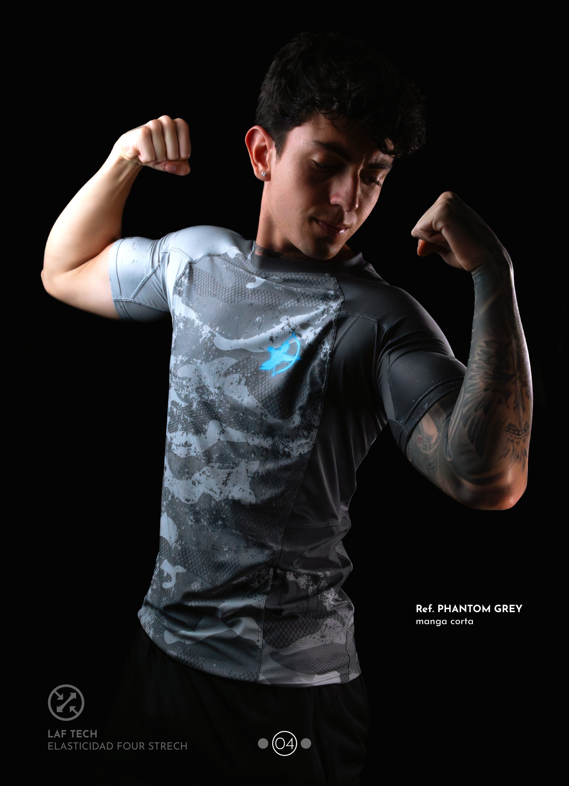 Buzo de compresión ref. PHANTOM GREY