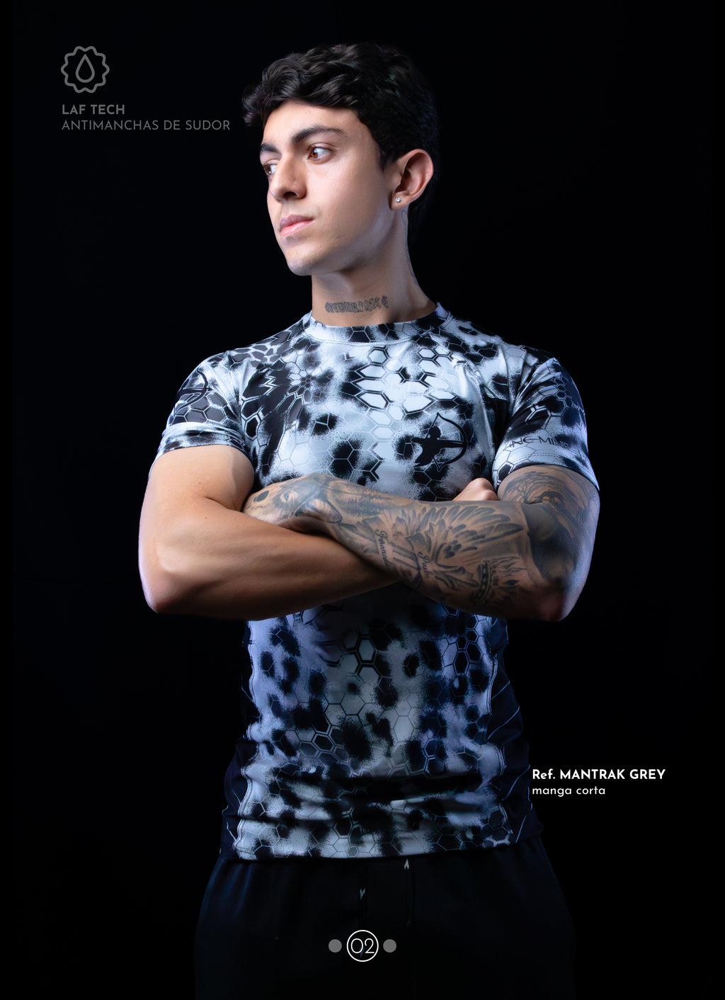 Buzo de compresión ref. MANTRAK GREY